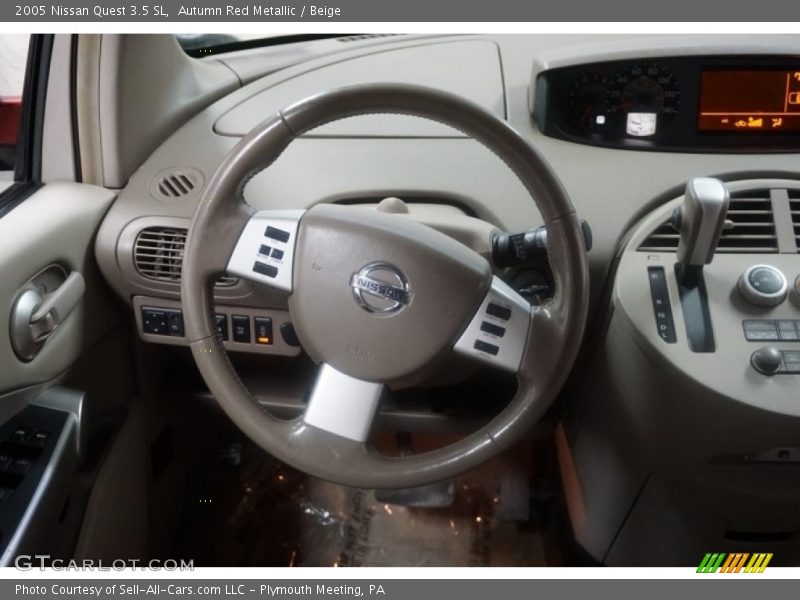 Autumn Red Metallic / Beige 2005 Nissan Quest 3.5 SL