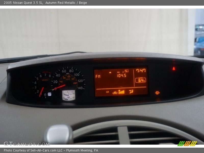 Autumn Red Metallic / Beige 2005 Nissan Quest 3.5 SL