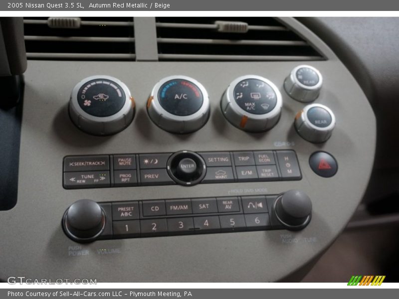 Autumn Red Metallic / Beige 2005 Nissan Quest 3.5 SL