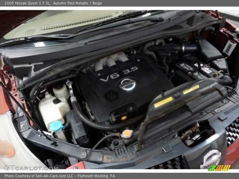 Autumn Red Metallic / Beige 2005 Nissan Quest 3.5 SL