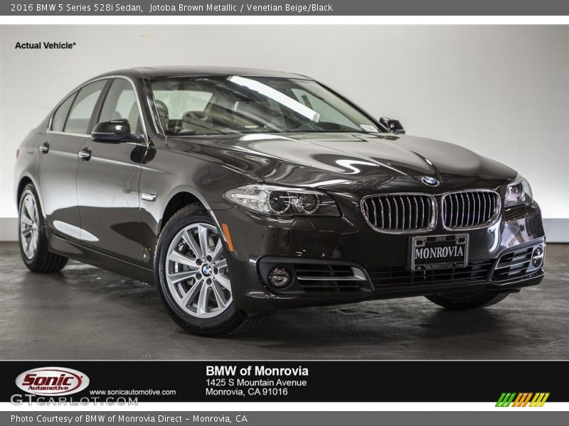 Jotoba Brown Metallic / Venetian Beige/Black 2016 BMW 5 Series 528i Sedan