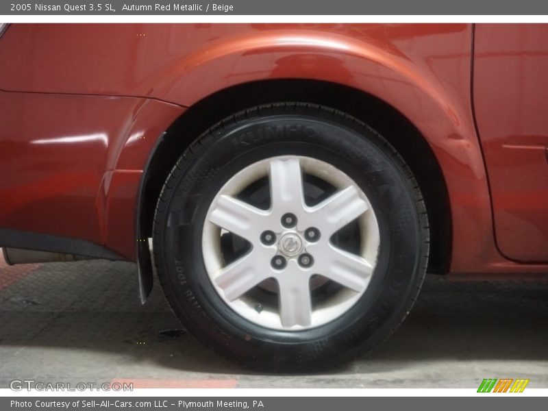 Autumn Red Metallic / Beige 2005 Nissan Quest 3.5 SL