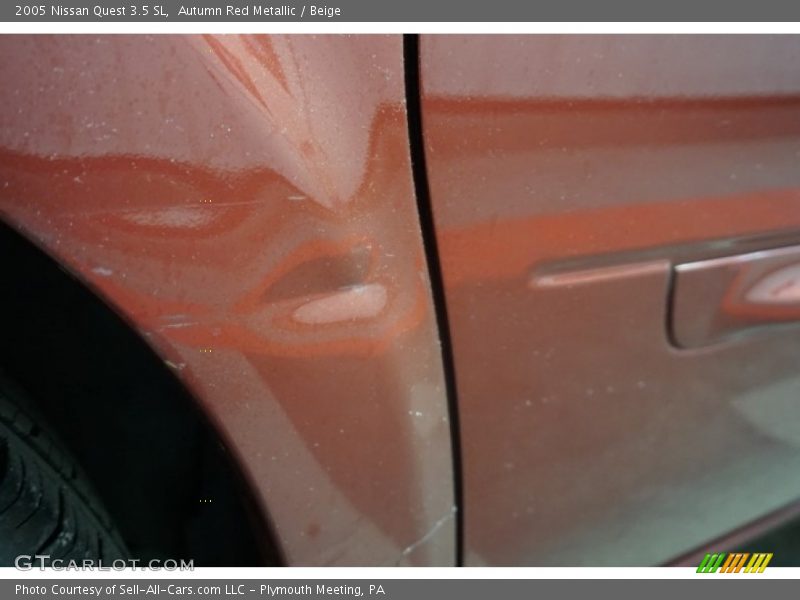 Autumn Red Metallic / Beige 2005 Nissan Quest 3.5 SL