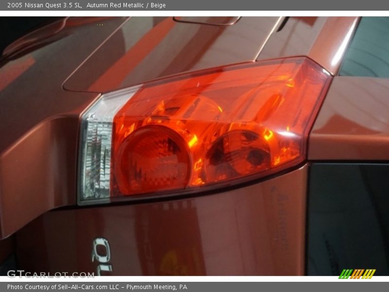 Autumn Red Metallic / Beige 2005 Nissan Quest 3.5 SL