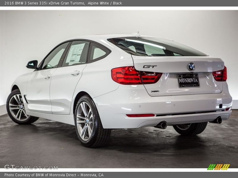 Alpine White / Black 2016 BMW 3 Series 335i xDrive Gran Turismo