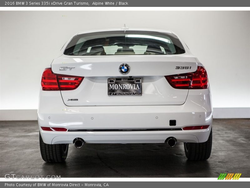 Alpine White / Black 2016 BMW 3 Series 335i xDrive Gran Turismo