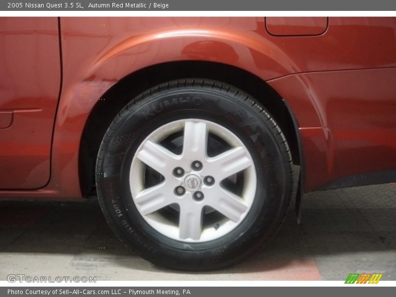 Autumn Red Metallic / Beige 2005 Nissan Quest 3.5 SL