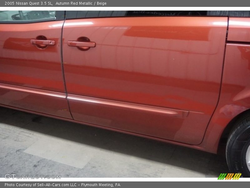 Autumn Red Metallic / Beige 2005 Nissan Quest 3.5 SL