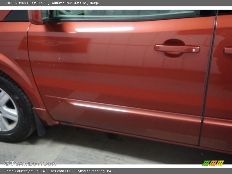 Autumn Red Metallic / Beige 2005 Nissan Quest 3.5 SL