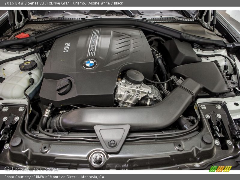 Alpine White / Black 2016 BMW 3 Series 335i xDrive Gran Turismo