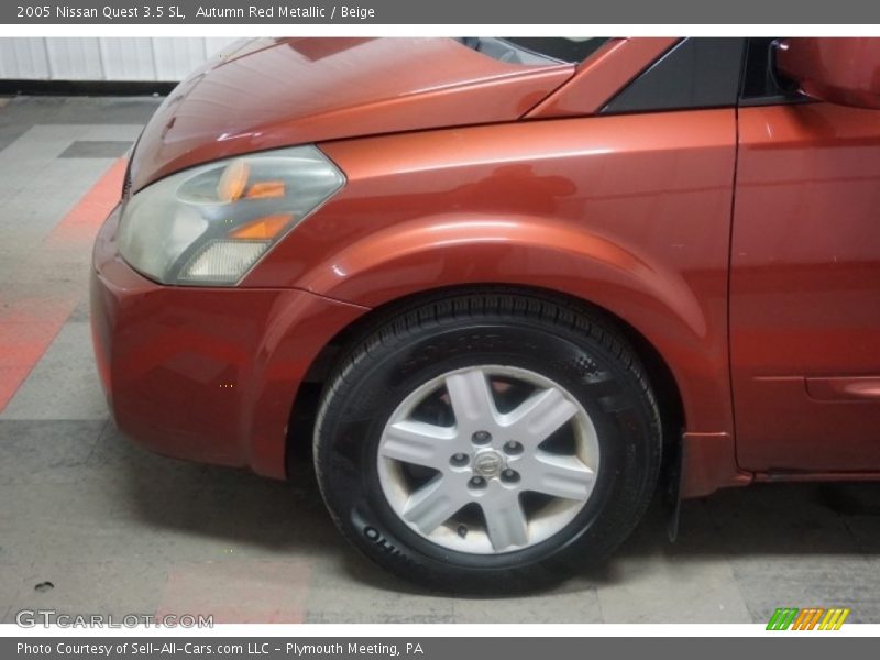 Autumn Red Metallic / Beige 2005 Nissan Quest 3.5 SL