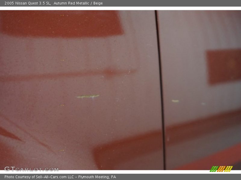Autumn Red Metallic / Beige 2005 Nissan Quest 3.5 SL