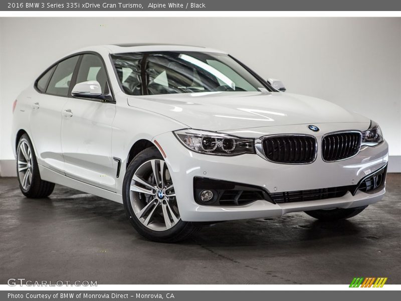 Alpine White / Black 2016 BMW 3 Series 335i xDrive Gran Turismo