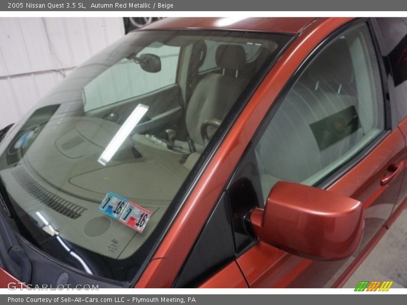Autumn Red Metallic / Beige 2005 Nissan Quest 3.5 SL