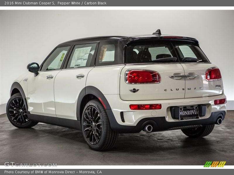 Pepper White / Carbon Black 2016 Mini Clubman Cooper S