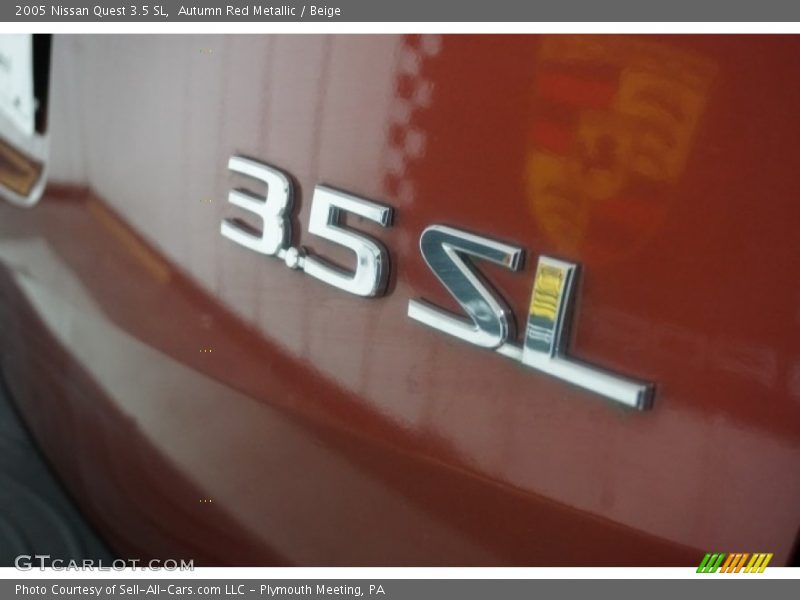 Autumn Red Metallic / Beige 2005 Nissan Quest 3.5 SL