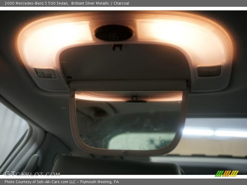 Brilliant Silver Metallic / Charcoal 2000 Mercedes-Benz S 500 Sedan