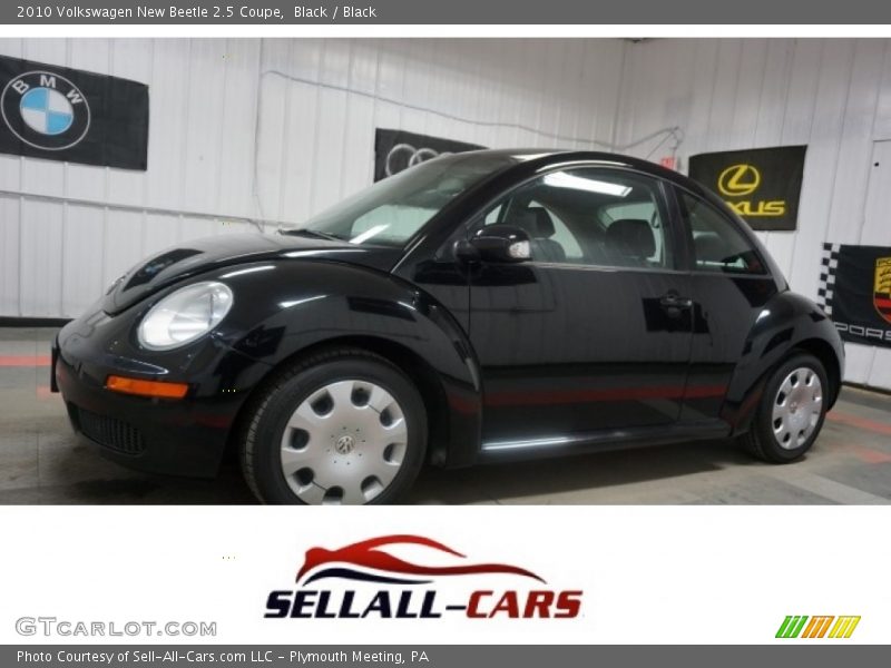 Black / Black 2010 Volkswagen New Beetle 2.5 Coupe
