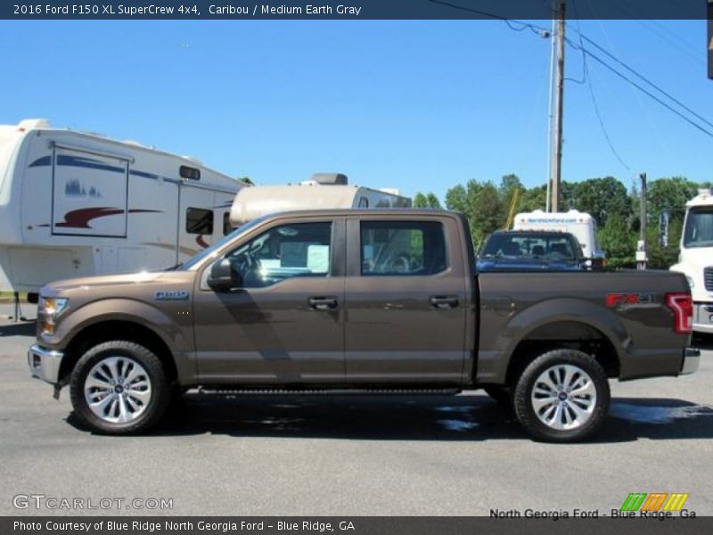 Caribou / Medium Earth Gray 2016 Ford F150 XL SuperCrew 4x4