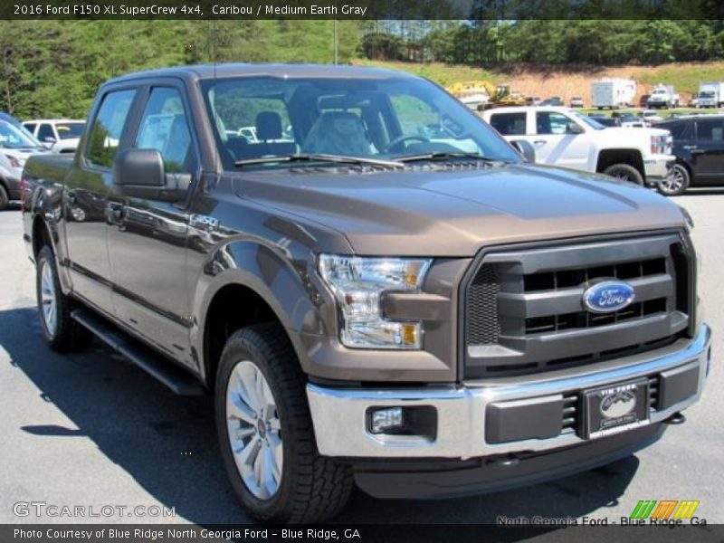 Caribou / Medium Earth Gray 2016 Ford F150 XL SuperCrew 4x4
