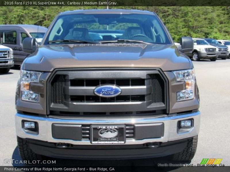 Caribou / Medium Earth Gray 2016 Ford F150 XL SuperCrew 4x4