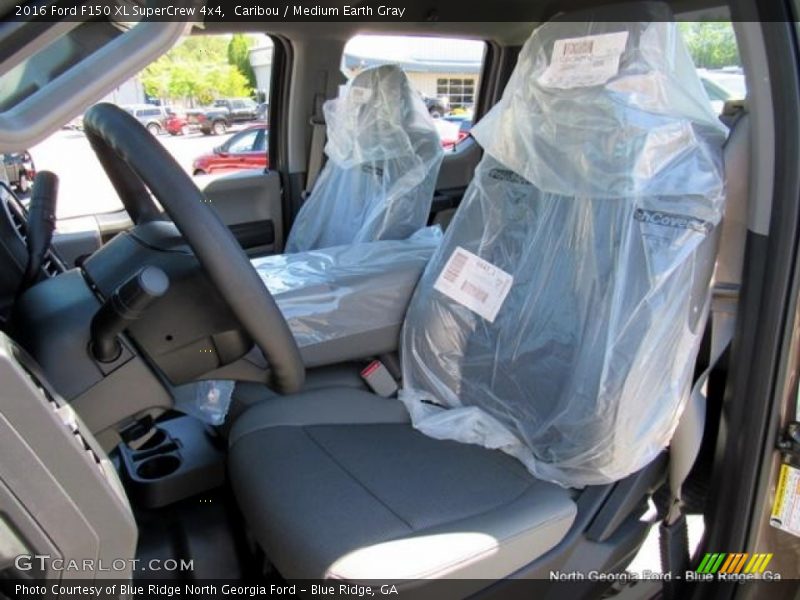Caribou / Medium Earth Gray 2016 Ford F150 XL SuperCrew 4x4