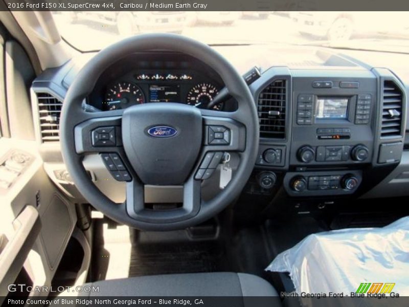 Caribou / Medium Earth Gray 2016 Ford F150 XL SuperCrew 4x4
