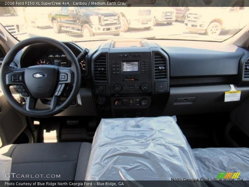 Caribou / Medium Earth Gray 2016 Ford F150 XL SuperCrew 4x4