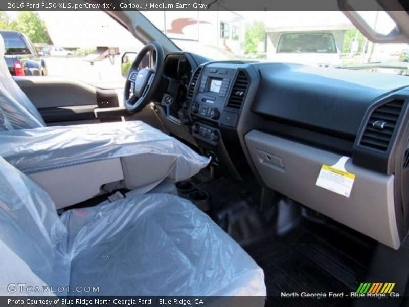Caribou / Medium Earth Gray 2016 Ford F150 XL SuperCrew 4x4