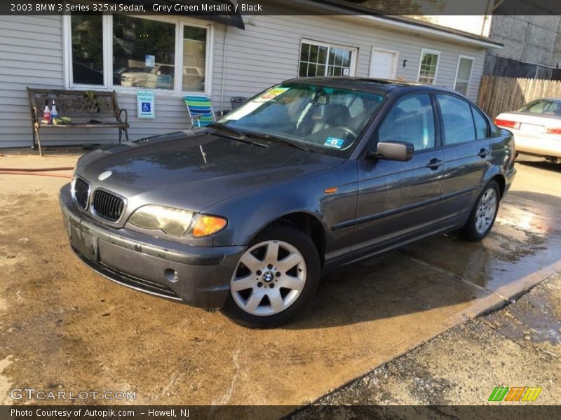 Grey Green Metallic / Black 2003 BMW 3 Series 325xi Sedan