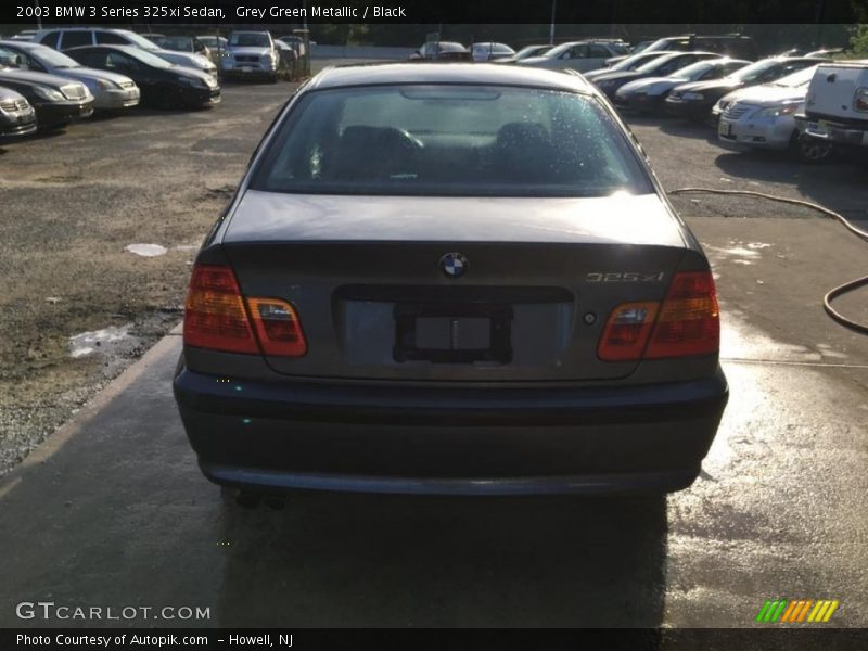 Grey Green Metallic / Black 2003 BMW 3 Series 325xi Sedan
