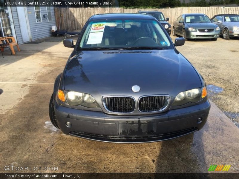 Grey Green Metallic / Black 2003 BMW 3 Series 325xi Sedan