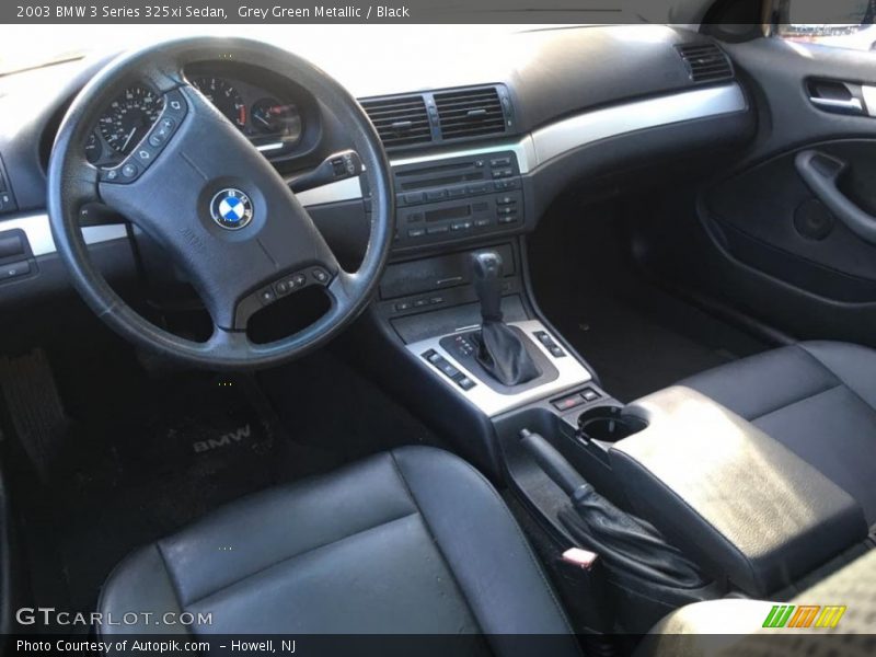 Grey Green Metallic / Black 2003 BMW 3 Series 325xi Sedan