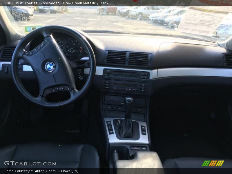 Grey Green Metallic / Black 2003 BMW 3 Series 325xi Sedan