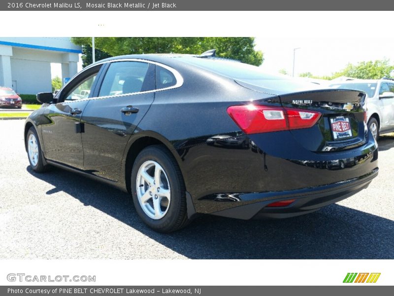 Mosaic Black Metallic / Jet Black 2016 Chevrolet Malibu LS