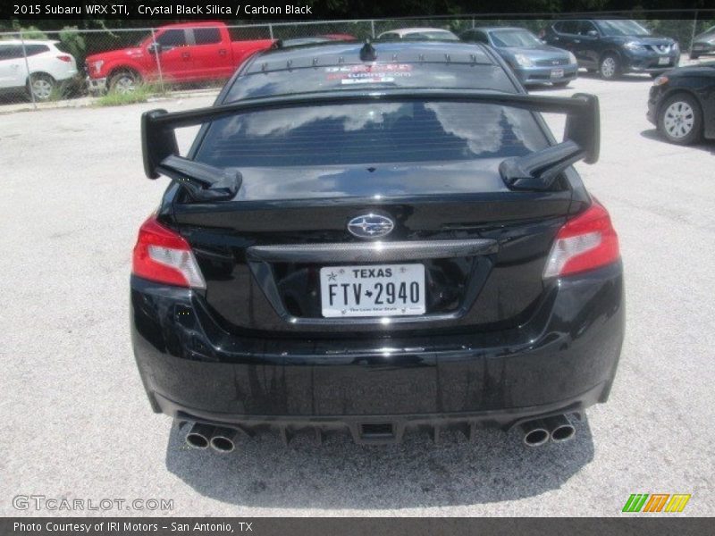 Crystal Black Silica / Carbon Black 2015 Subaru WRX STI