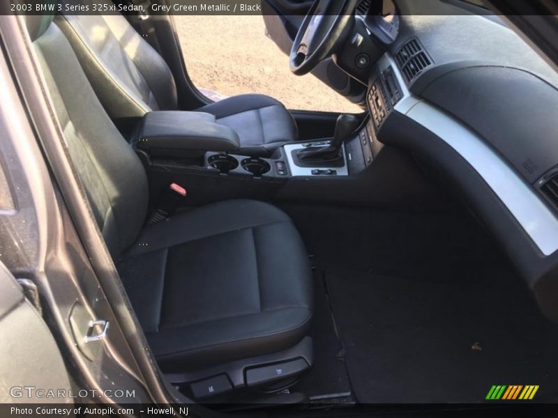 Grey Green Metallic / Black 2003 BMW 3 Series 325xi Sedan