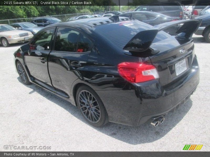 Crystal Black Silica / Carbon Black 2015 Subaru WRX STI