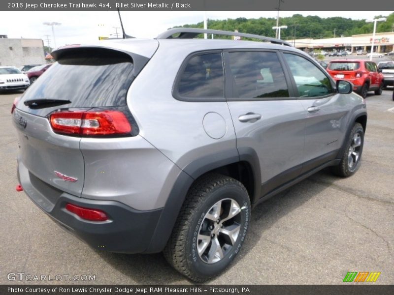Billet Silver Metallic / Black 2016 Jeep Cherokee Trailhawk 4x4