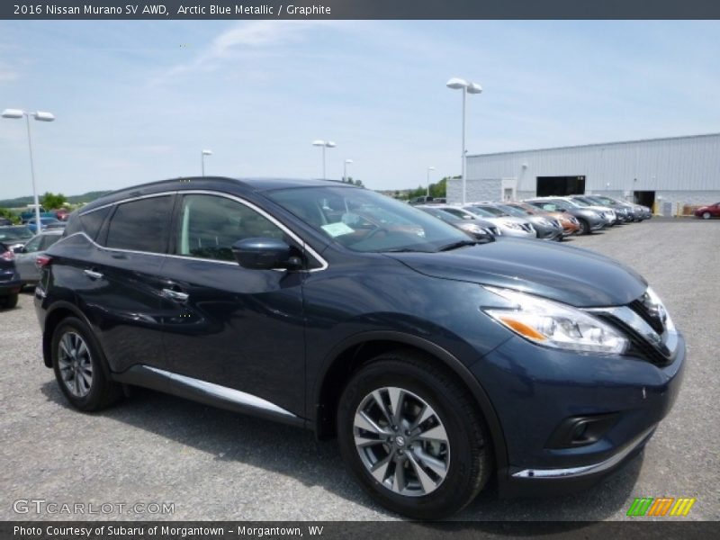 Arctic Blue Metallic / Graphite 2016 Nissan Murano SV AWD