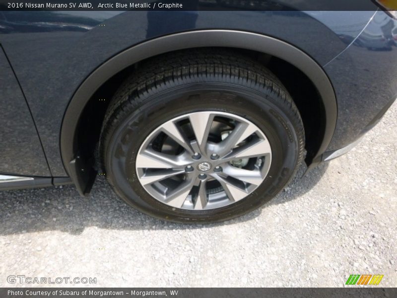 Arctic Blue Metallic / Graphite 2016 Nissan Murano SV AWD