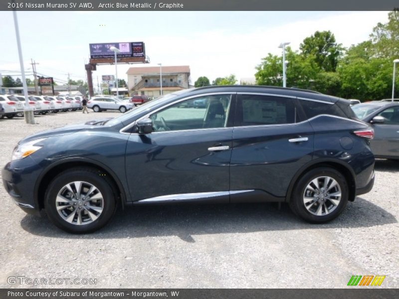 Arctic Blue Metallic / Graphite 2016 Nissan Murano SV AWD
