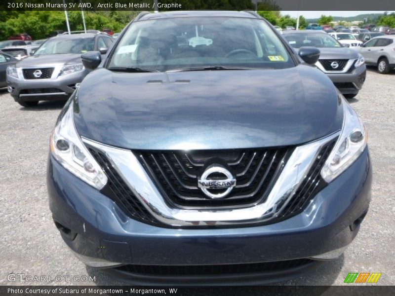 Arctic Blue Metallic / Graphite 2016 Nissan Murano SV AWD