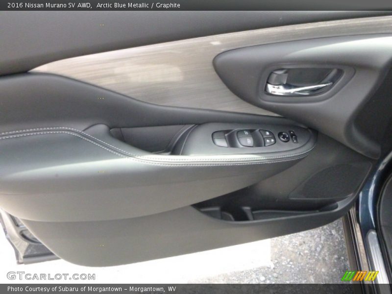 Arctic Blue Metallic / Graphite 2016 Nissan Murano SV AWD