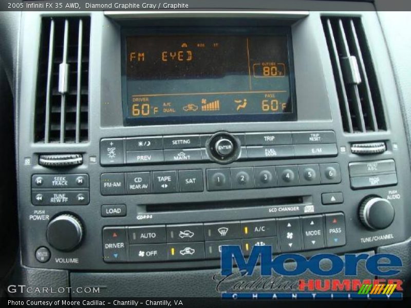 Diamond Graphite Gray / Graphite 2005 Infiniti FX 35 AWD