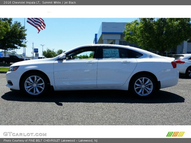 Summit White / Jet Black 2016 Chevrolet Impala LT