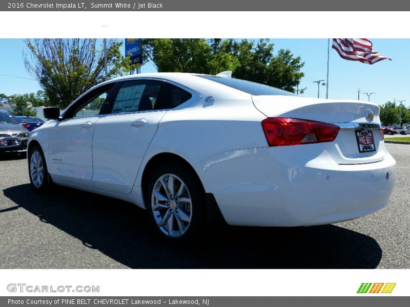 Summit White / Jet Black 2016 Chevrolet Impala LT