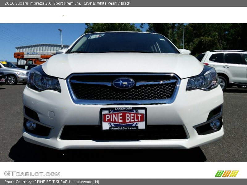 Crystal White Pearl / Black 2016 Subaru Impreza 2.0i Sport Premium