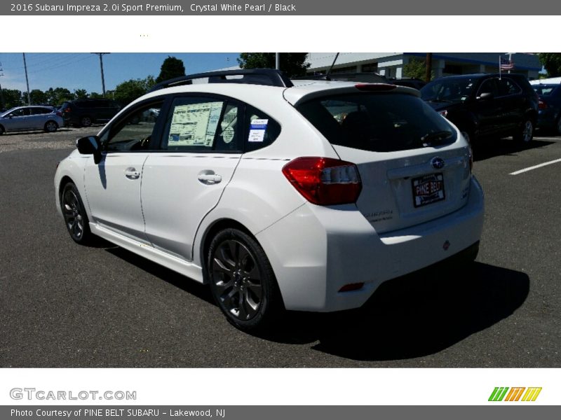 Crystal White Pearl / Black 2016 Subaru Impreza 2.0i Sport Premium