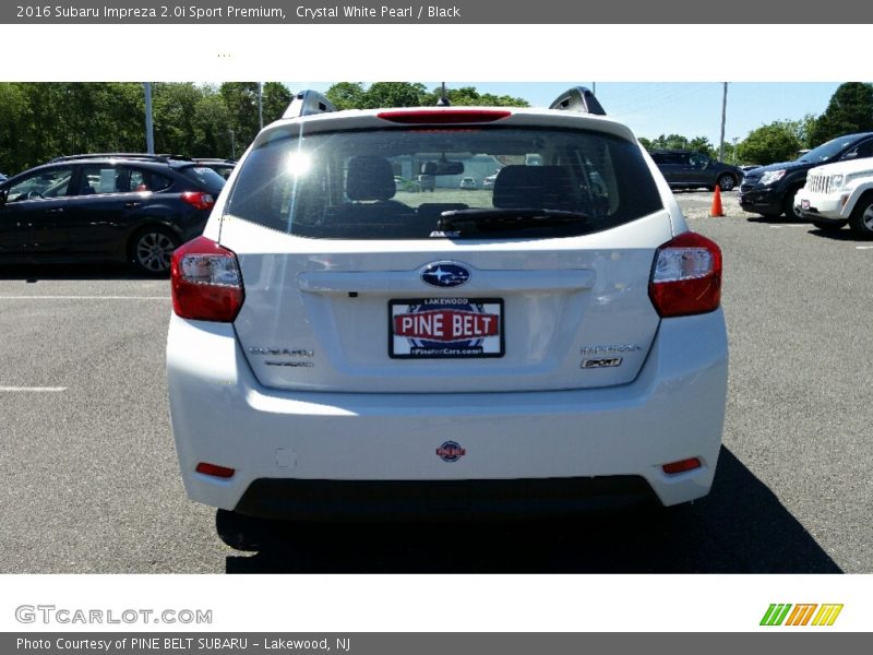 Crystal White Pearl / Black 2016 Subaru Impreza 2.0i Sport Premium